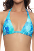 Luli Fama Aqua Dreams Triangle Halter Top